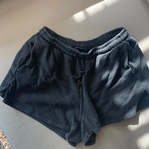 Brandy Black Loose Shorts